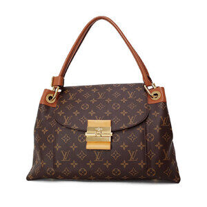Louis Vuitton Monogram Leather Brown Olympe Tote Bag